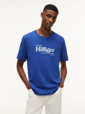 Nautical Hilfiger Logo T-Shirt, Pigment Blue