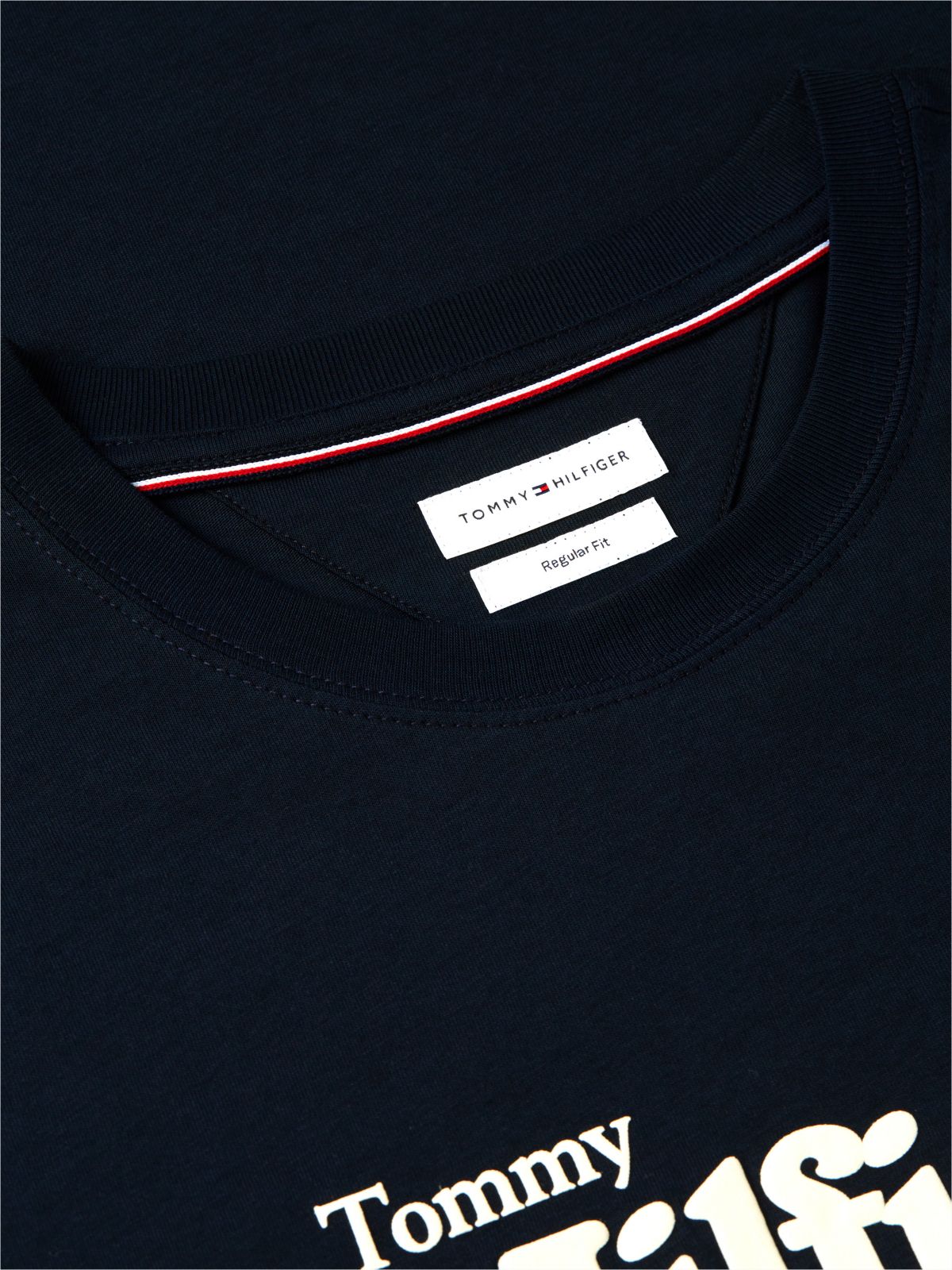 Nautical Hilfiger Logo T-Shirt — Navy