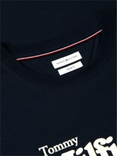 Nautical Hilfiger Logo T-Shirt — Navy 6