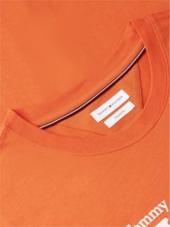 Nautical Hilfiger Logo T-Shirt — Brilliant Orange 6