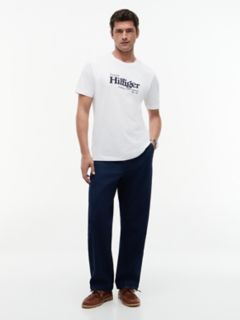 Nautical Hilfiger Logo T-Shirt — White 2