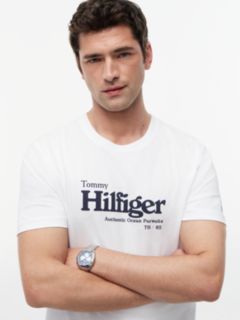 Nautical Hilfiger Logo T-Shirt — White 3