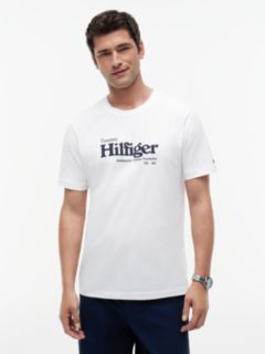 Nautical Hilfiger Logo T-Shirt — White 1
