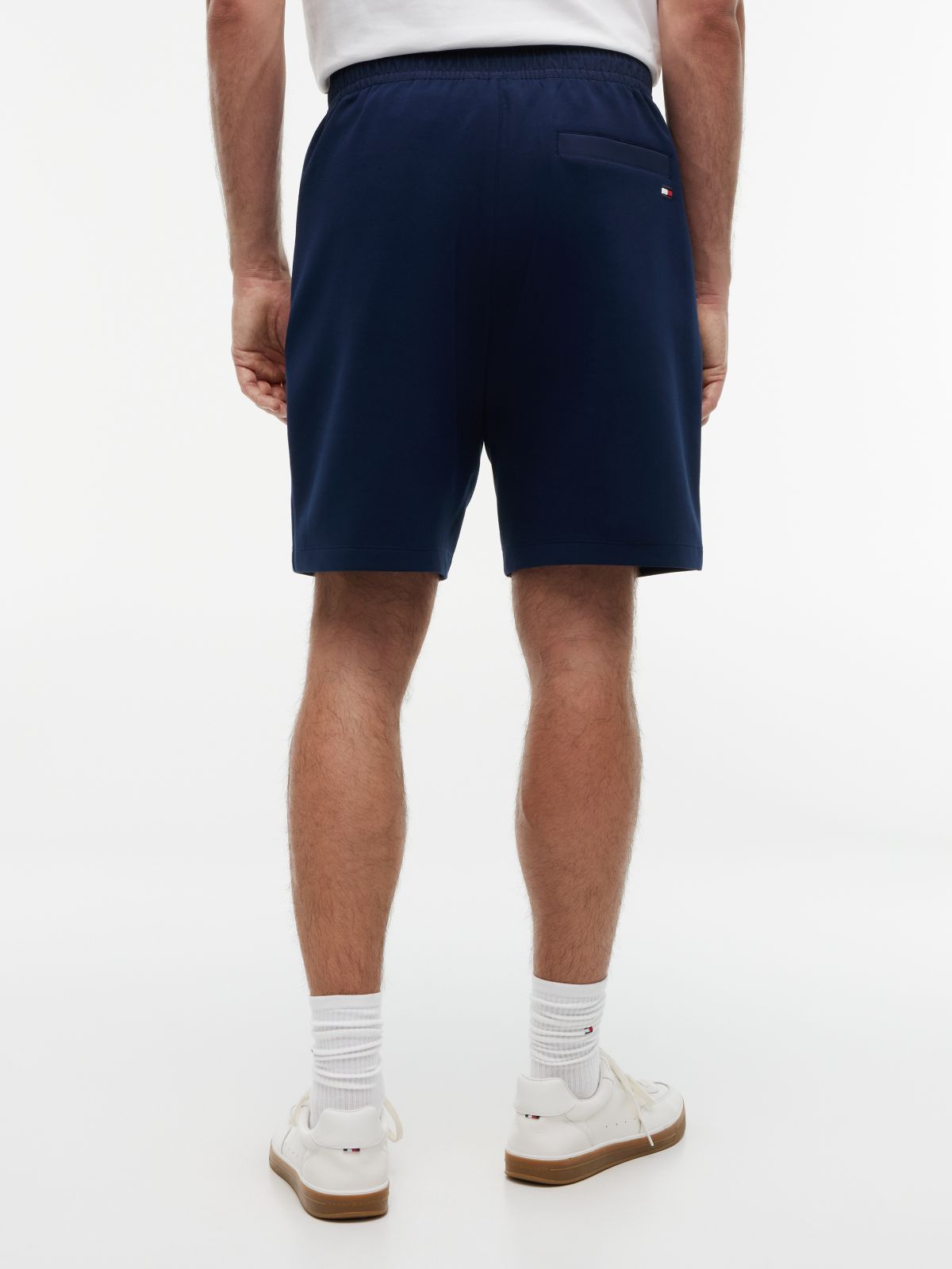 Marina Club Logo Intechno Knit Sweatshort — Light Navy