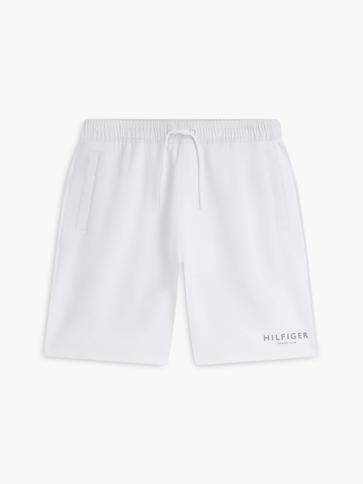 Marina Club Logo Intechno Knit Sweatshort — White