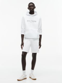 Marina Club Logo Intechno Knit Sweatshort — White 2