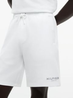 Marina Club Logo Intechno Knit Sweatshort — White 3