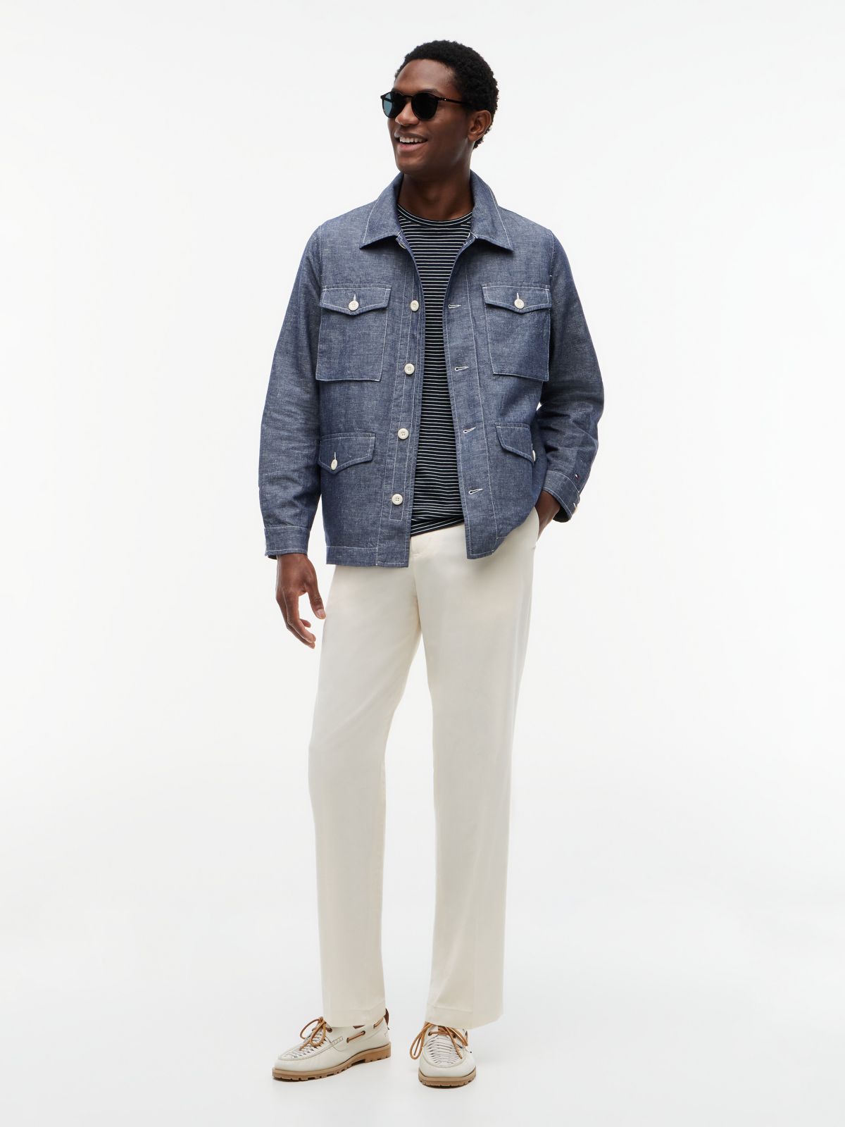 Chambray Field Jacket — Dark Chambray