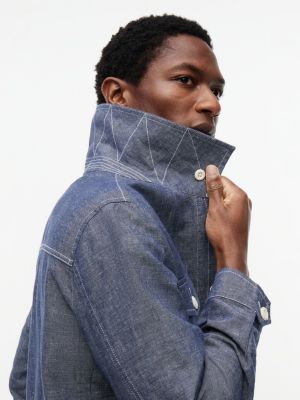 Мужские куртки Tommy Hilfiger Chambray Field Jacket — фото 3