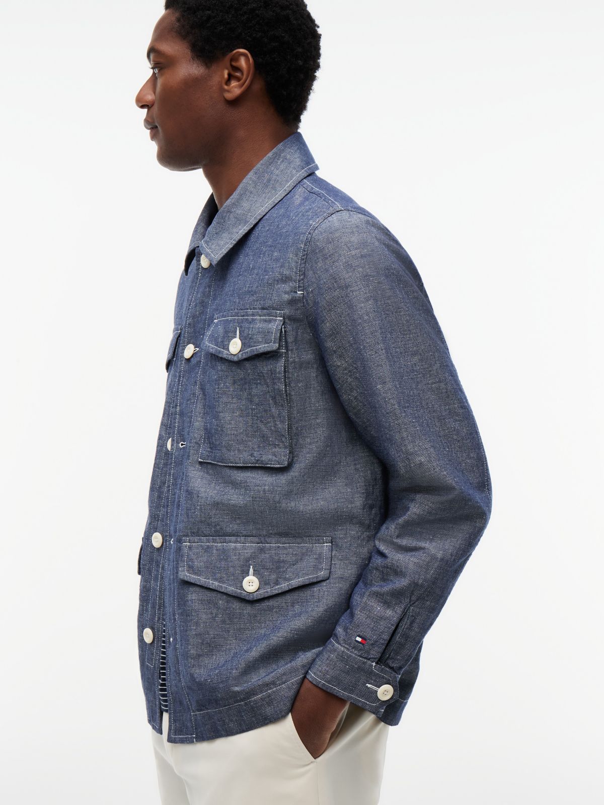 Chambray Field Jacket — Dark Chambray