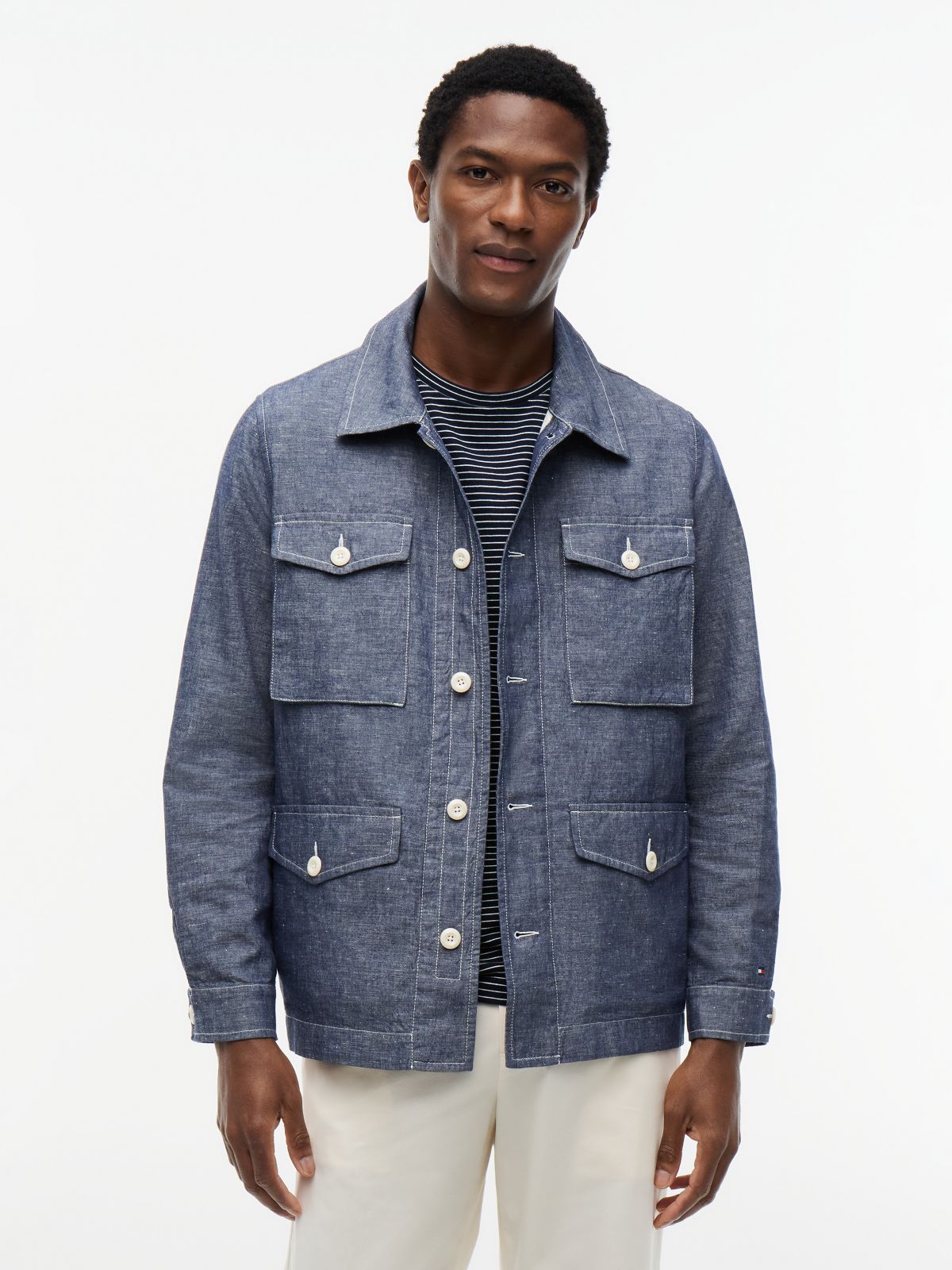 Chambray Field Jacket — Dark Chambray