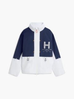 Marina Club Waterproof Regatta Jacket — Navy White Colorblock 7