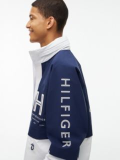 Marina Club Waterproof Regatta Jacket — Navy White Colorblock 3