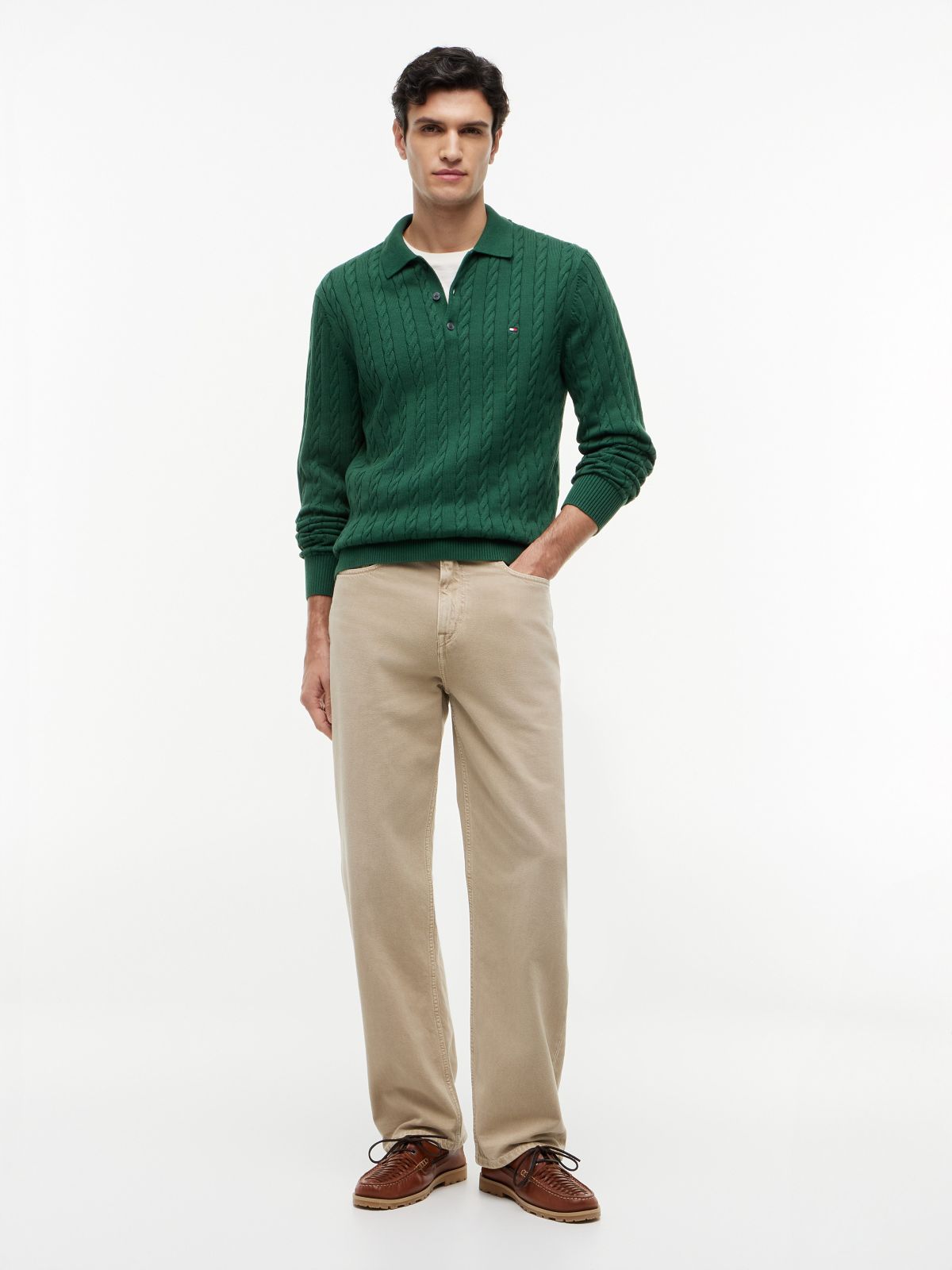 Garment-Dyed Relaxed Jean — Sandalwood
