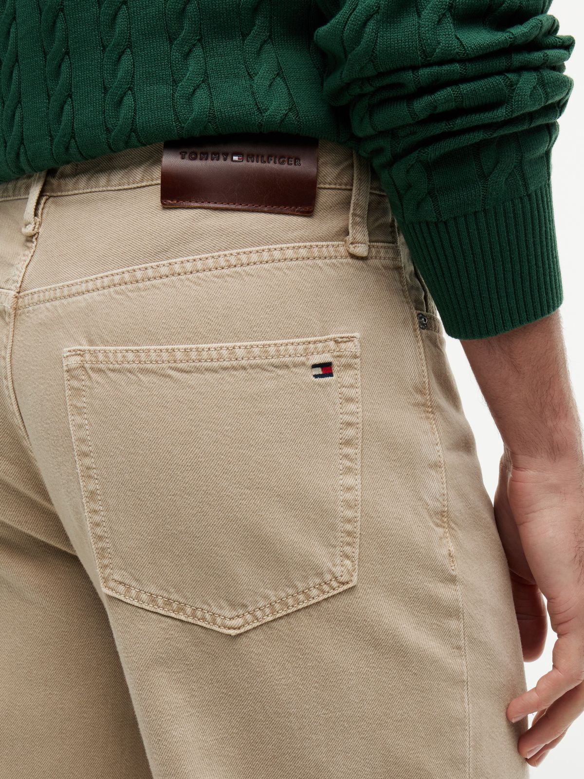 Garment-Dyed Relaxed Jean — Sandalwood