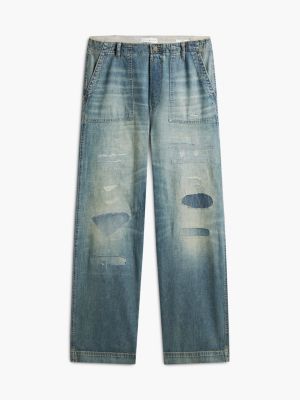Мужские джинсы Tommy Hilfiger Distressed Loose Fit Utility Jean — фото 6