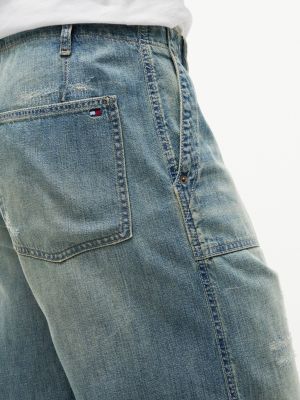 Мужские джинсы Tommy Hilfiger Distressed Loose Fit Utility Jean — фото 4