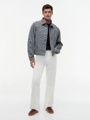 Мужские куртки Tommy Hilfiger Striped Denim Jacket — фото 2