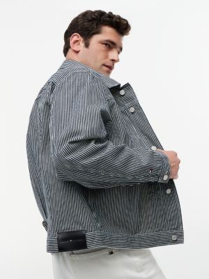 Мужские куртки Tommy Hilfiger Striped Denim Jacket — фото 3