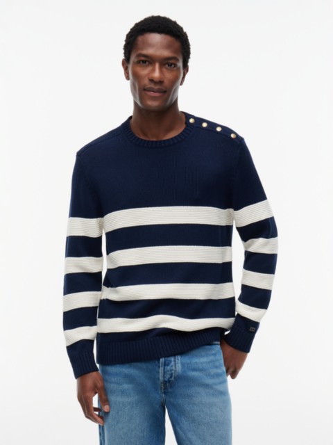 Мужские свитеры Tommy Hilfiger New York Label Breton Stripe Sweater