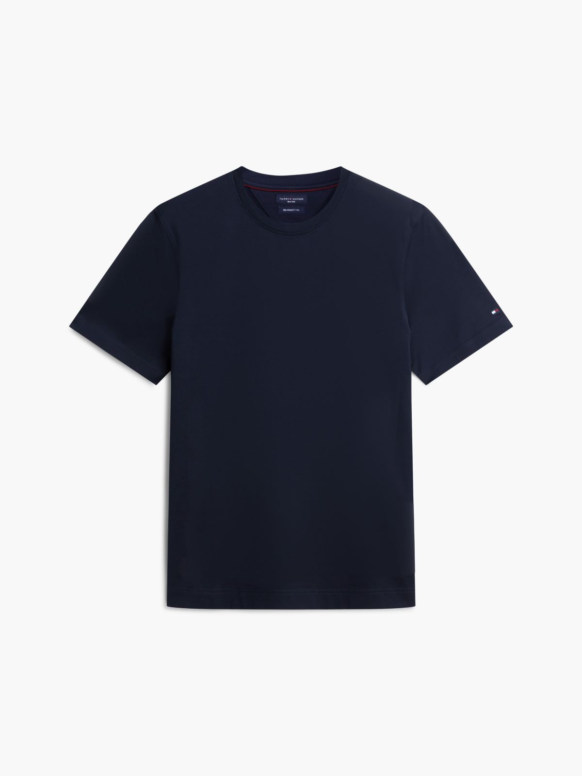 New York Label Classic Crewneck T-Shirt — Navy Blue
