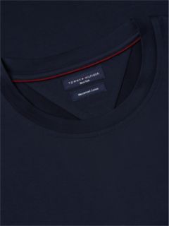 New York Label Classic Crewneck T-Shirt — Navy Blue 6