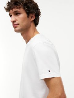 New York Label Classic Crewneck T-Shirt — White 3