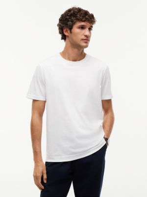 New York Label Classic Crewneck T-Shirt, White