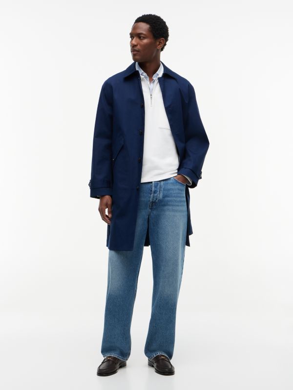 TH Performance Relaxed Fit Car Coat — Light Navy