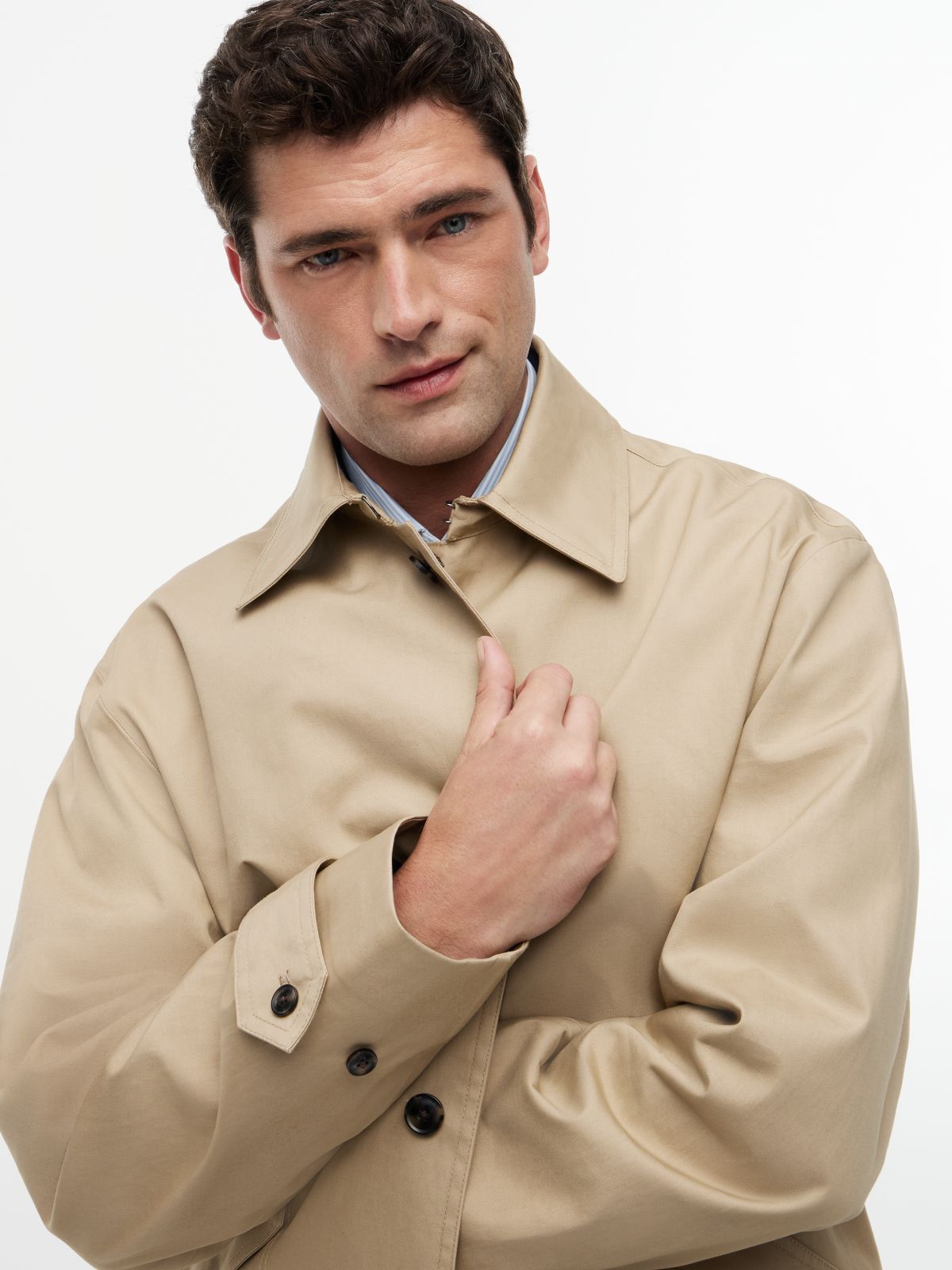 TH Performance Relaxed Fit Car Coat — Sandalwood