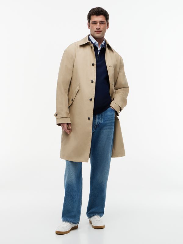 TH Performance Relaxed Fit Car Coat — Sandalwood