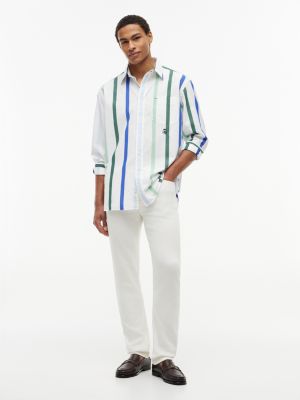 Мужские рубашки Tommy Hilfiger Relaxed Fit Striped Shirt — фото 2