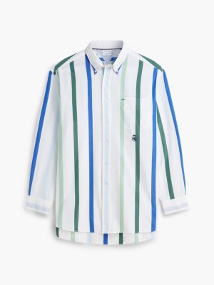 Мужские рубашки Tommy Hilfiger Relaxed Fit Striped Shirt — фото 5