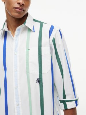 Мужские рубашки Tommy Hilfiger Relaxed Fit Striped Shirt — фото 3