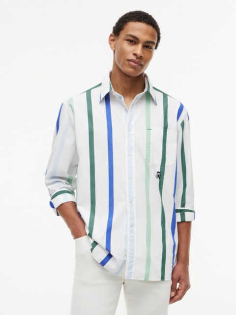 Мужские рубашки Tommy Hilfiger Relaxed Fit Striped Shirt