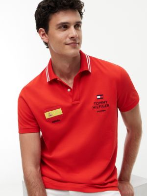 Мужские топы Tommy Hilfiger Regular Fit Spain Soccer Polo — фото 3