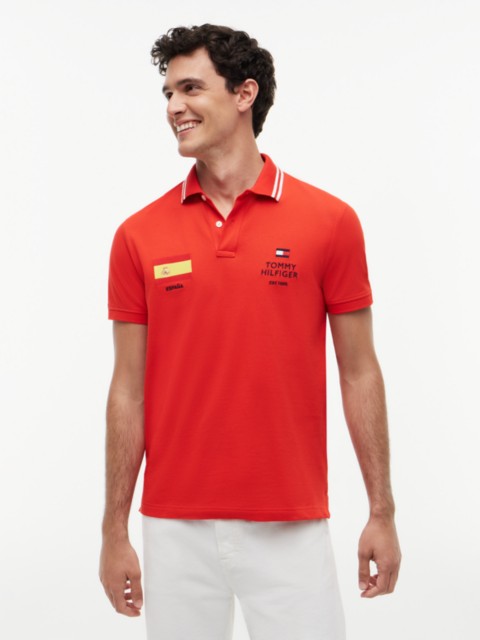 Мужские топы Tommy Hilfiger Regular Fit Spain Soccer Polo