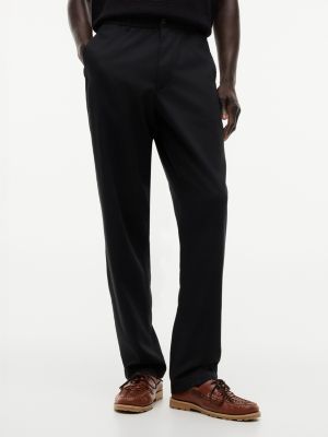 Regular Fit Pull-On Pant, Black