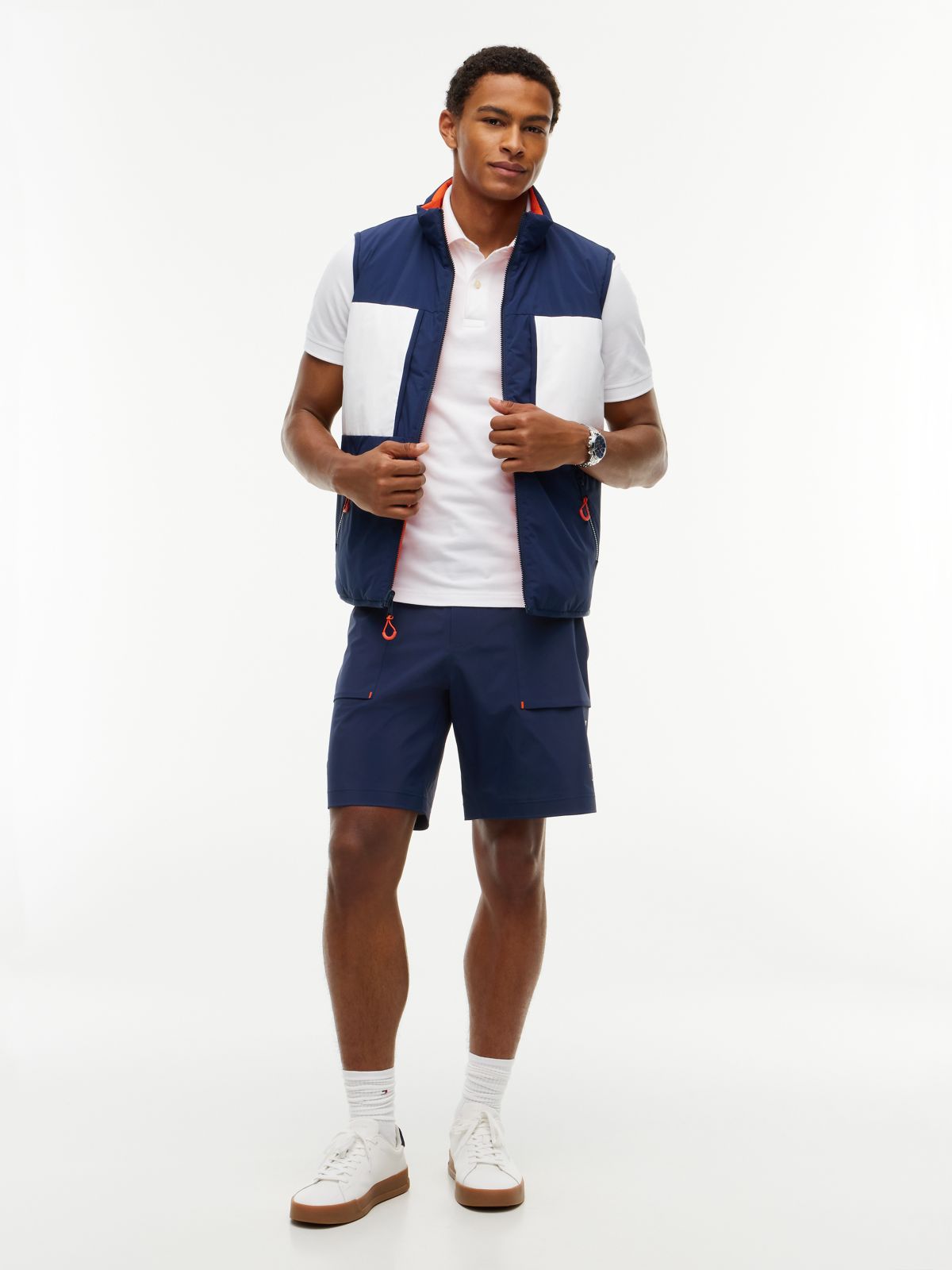 Marina Club Logo 9.5" Regatta Short — Light Navy
