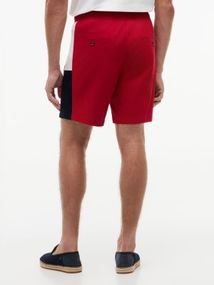 Мужские брюки Tommy Hilfiger Regular Fit 8" Flag Colorblock Short — фото 4