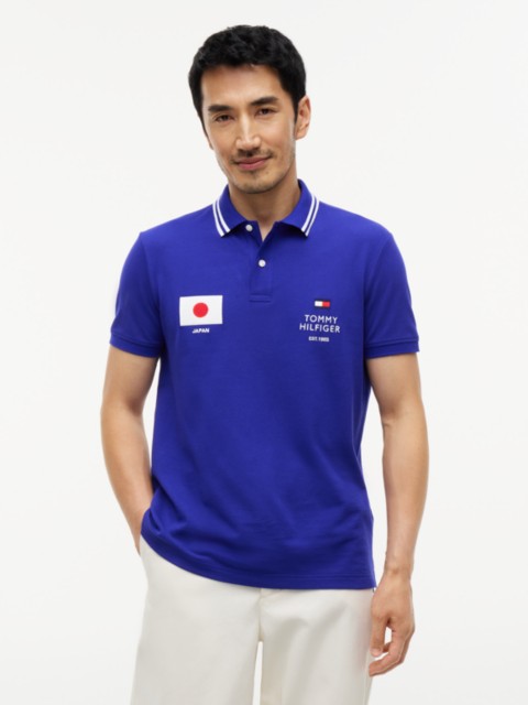 Мужские топы Tommy Hilfiger Regular Fit Japan Soccer Polo