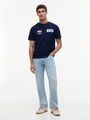 Мужские футболки Tommy Hilfiger Relaxed Fit Retro Soccer T-Shirt — фото 2