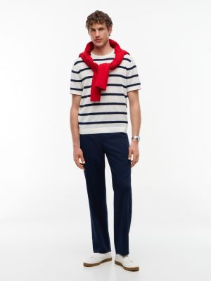 Мужские свитеры Tommy Hilfiger New York Label Short-Sleeve Sweater — фото 2