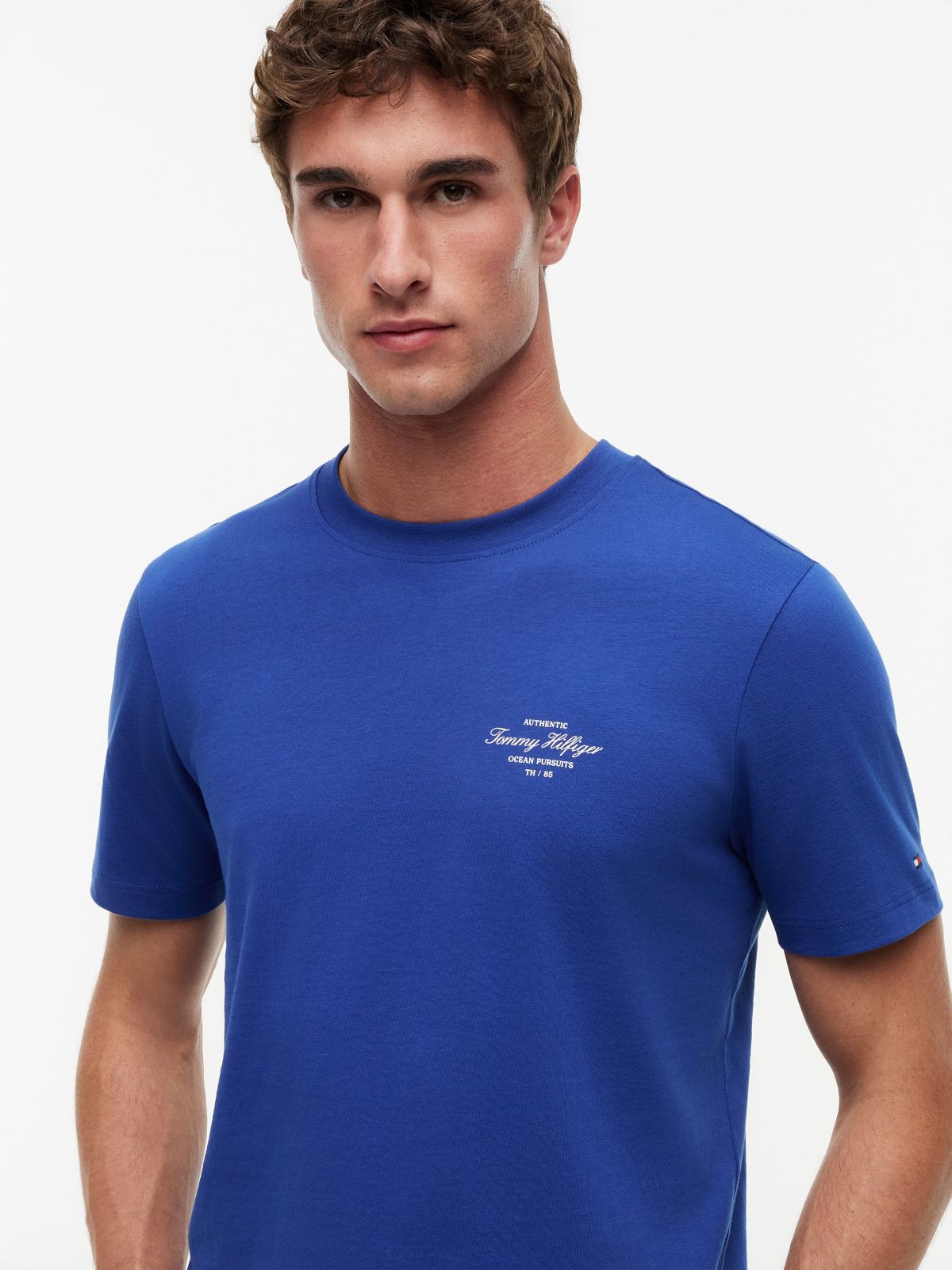 Nautical Back Graphic T-Shirt — Pigment Blue