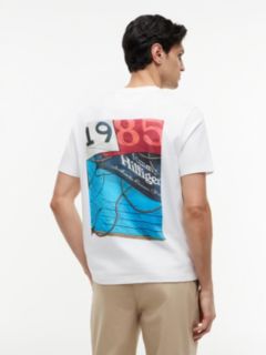 Nautical Back Graphic T-Shirt — White 4