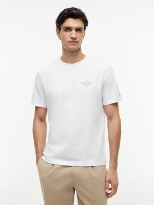 Nautical Back Graphic T-Shirt, White