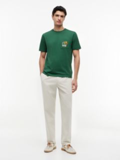 Floral Flag Logo Pocket T-Shirt — Street Green 2