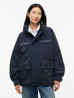 Мужская куртка Tommy Hilfiger x Frgmt Polka-Dot Regatta, цвет: Тёмно-синий в горошек — фото 2