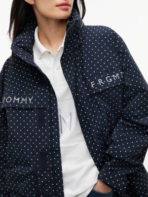 Мужская куртка Tommy Hilfiger x Frgmt Polka-Dot Regatta, цвет: Тёмно-синий в горошек — фото 8