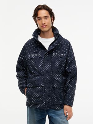 Tommy Hilfiger x FRGMT Polka-Dot Regatta Jacket, Navy Polka Dot